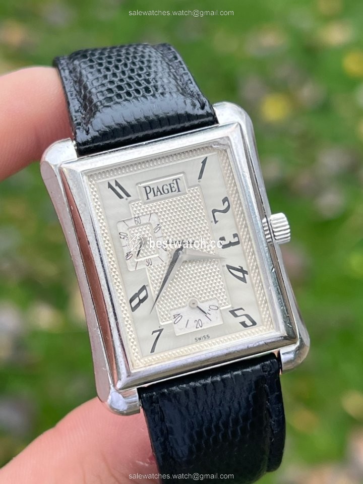 IMG_9086 Piaget Emperador Mens watch Unisex Automatic White gold 18900 3