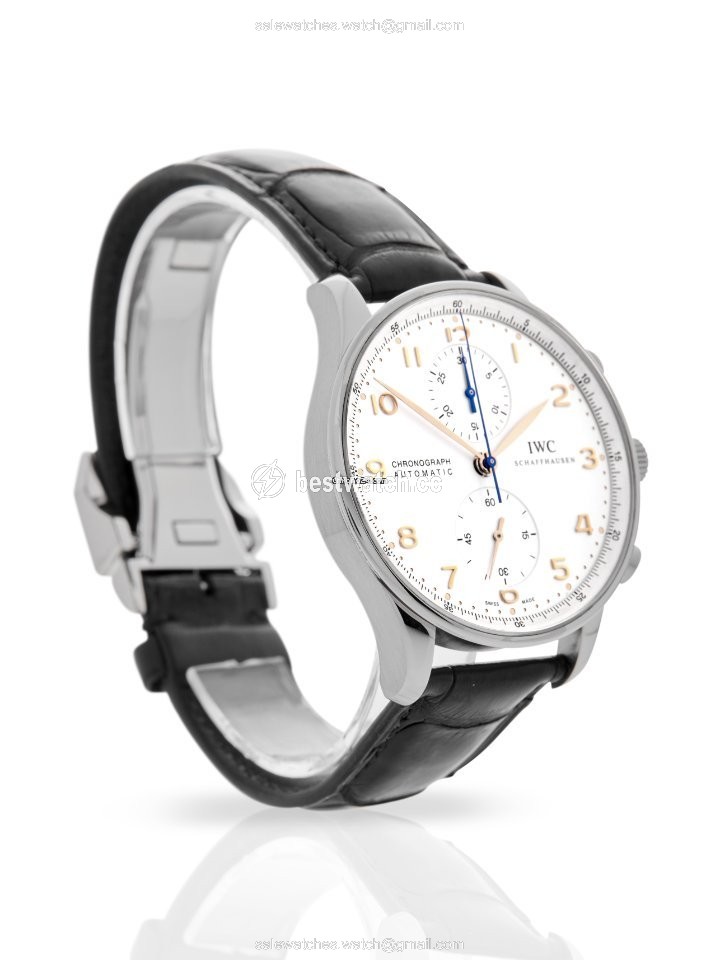 IWC Portuguese Chronograph Mens watch Unisex Automatic Steel IW371401 3