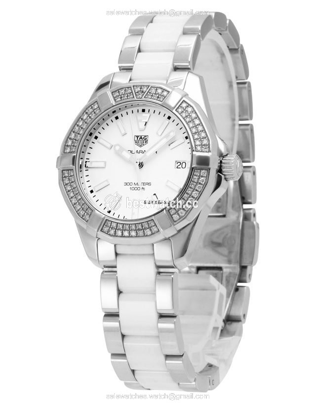 IMG_9086 TAG Heuer Aquaracer Lady Mens watch Unisex Quartz Steel WAY131F.BA0914 3