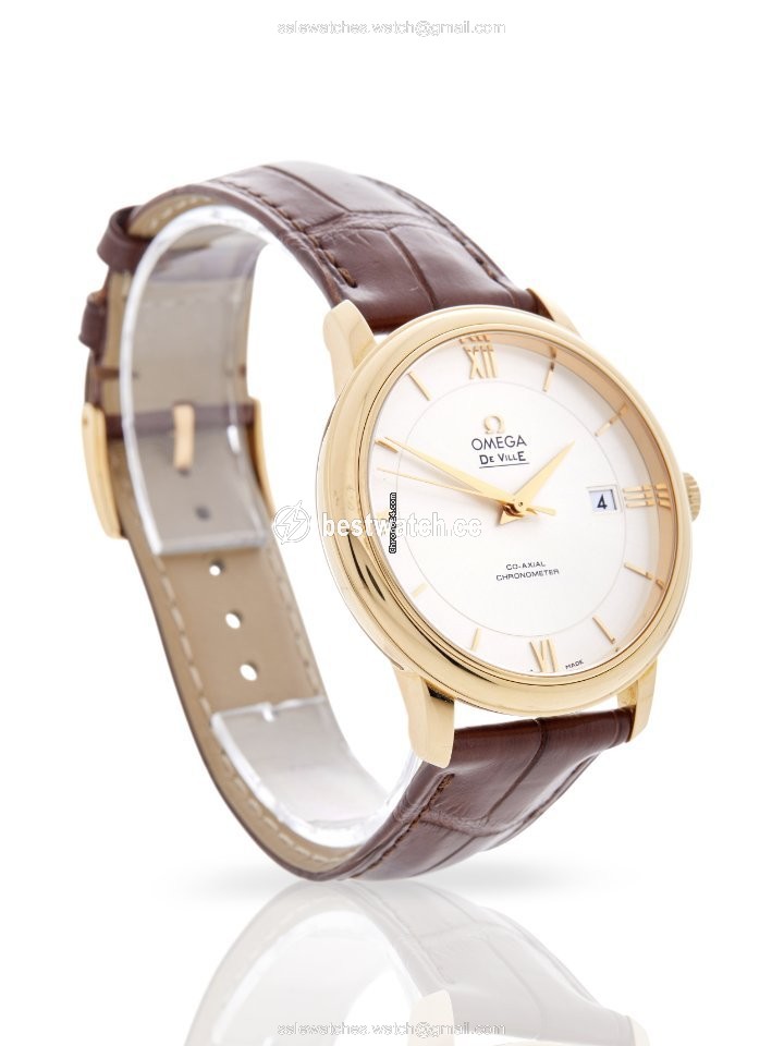 IMG_9086 Omega De Ville Prestige Mens watch Unisex Automatic Yellow gold 424.53.40.20.02.002 3