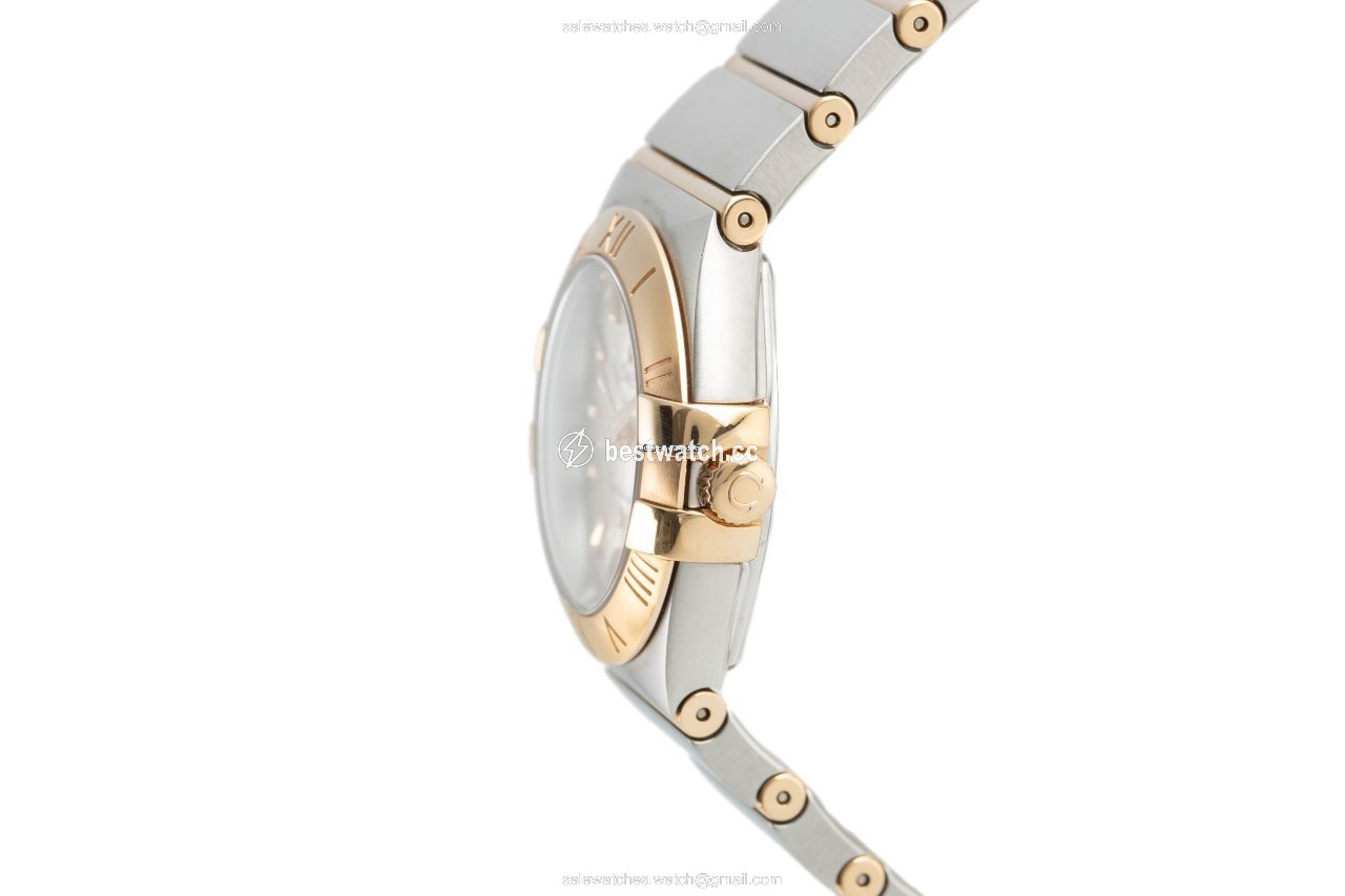 IMG_9086 Omega Constellation Quartz Womens watch Quartz Gold Steel 123.20.27.60.02.001 3