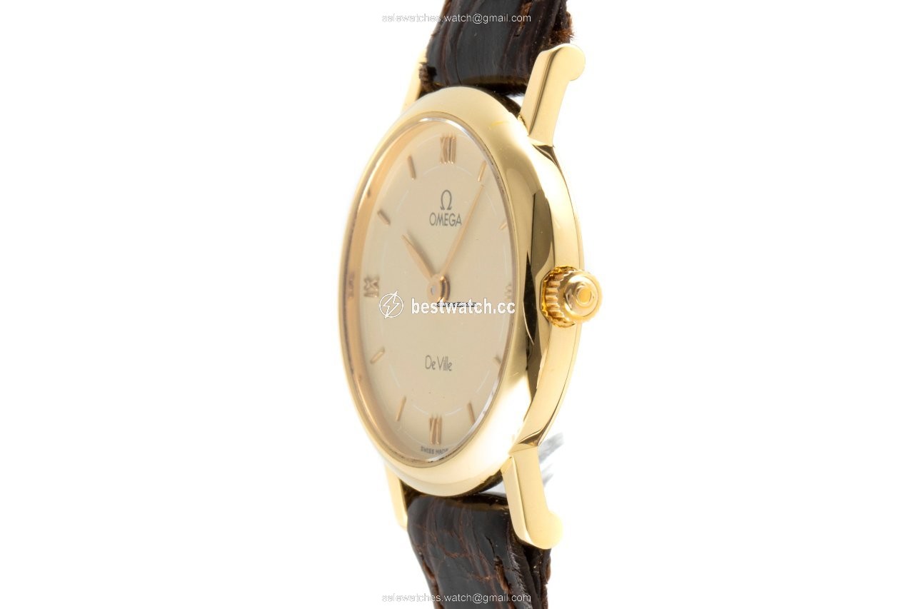 Omega De Ville Womens watch Quartz Yellow gold 595.1111 3