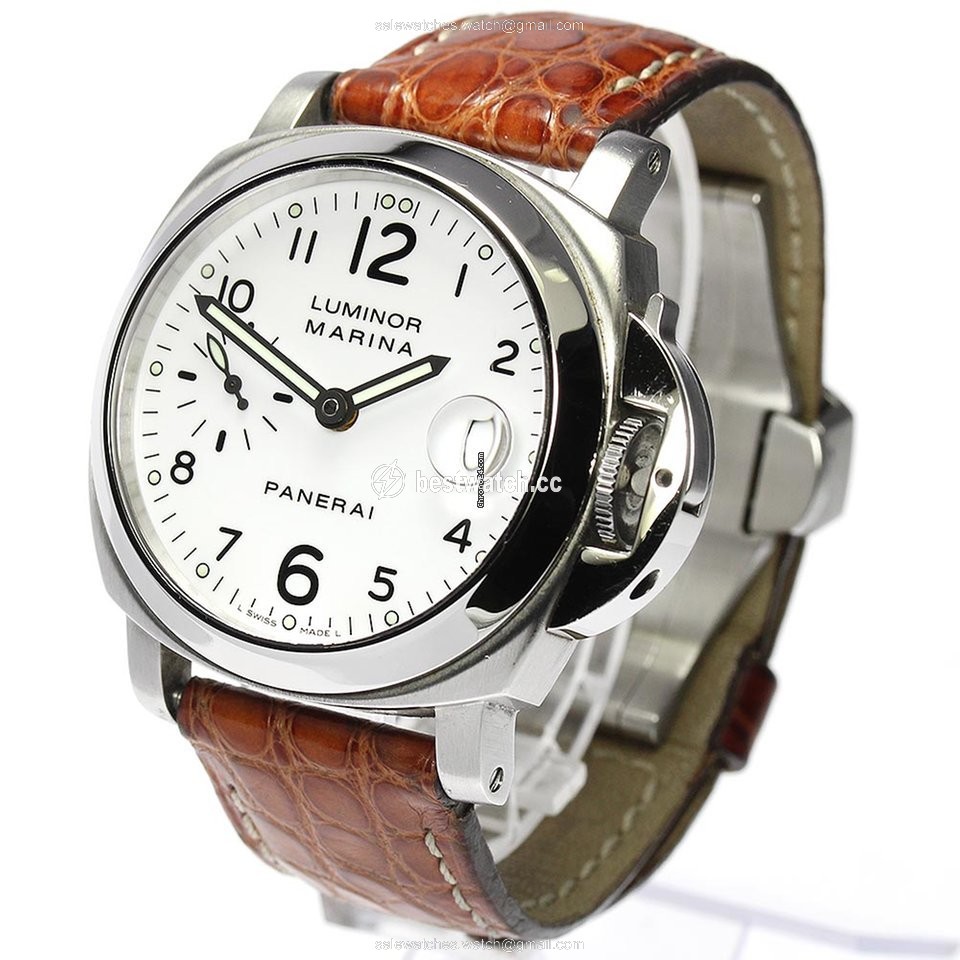 IMG_9086 Panerai Luminor Marina Automatic Mens watch Unisex Automatic Steel PAM00049 3