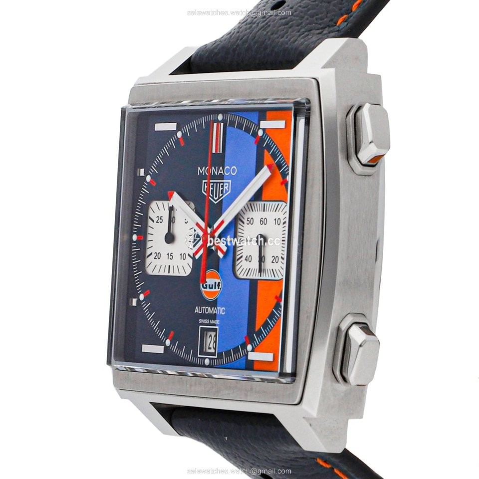 IMG_9086 TAG Heuer Monaco Calibre 11 Mens watch Unisex Automatic Steel CAW211R.FC6401 3
