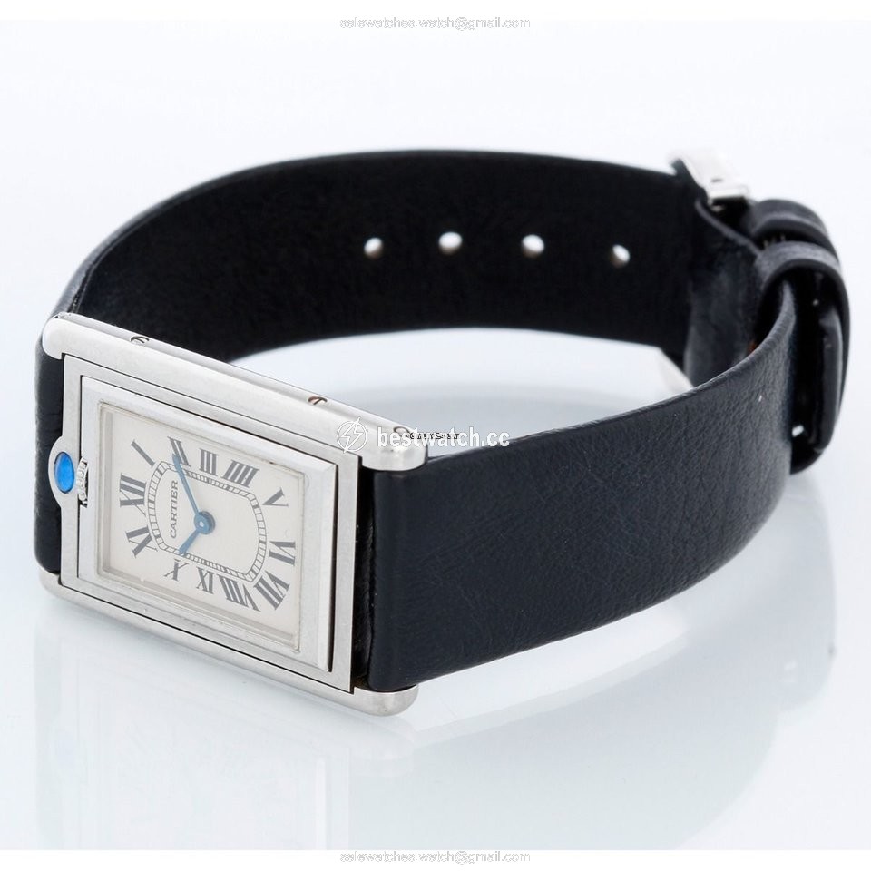 Cartier Tank Womens watch Quartz Steel 2405 3
