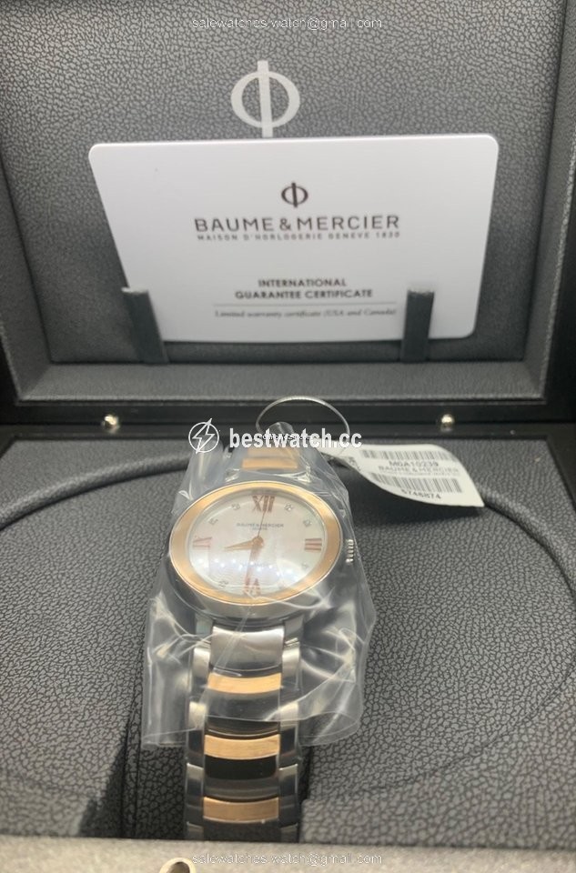 Baume & Mercier Promesse Womens watch Automatic Gold Steel M0A10239 3