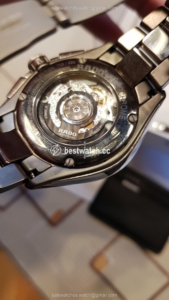 IMG_9086 Rado HyperChrome Chronograph Mens watch Unisex Automatic Ceramic R32024102 3