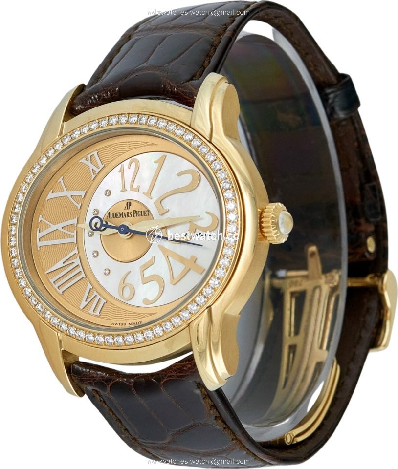 IMG_9086 Audemars Piguet Millenary Womens watch Automatic Yellow gold 77301BA.ZZ.D097CR.01 3
