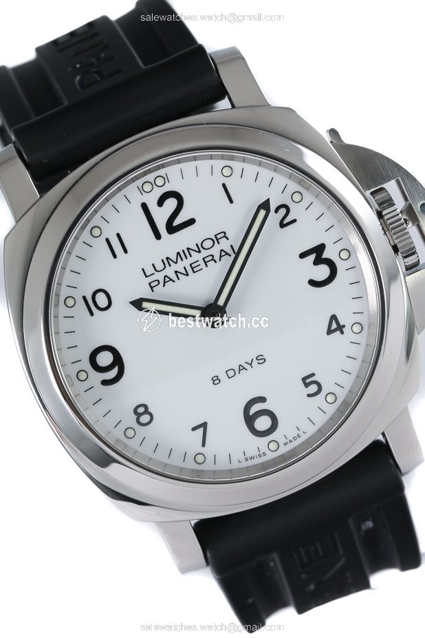 IMG_9086 Panerai Luminor Base 8 Days Mens watch Unisex Manual winding Steel PAM 00561 3