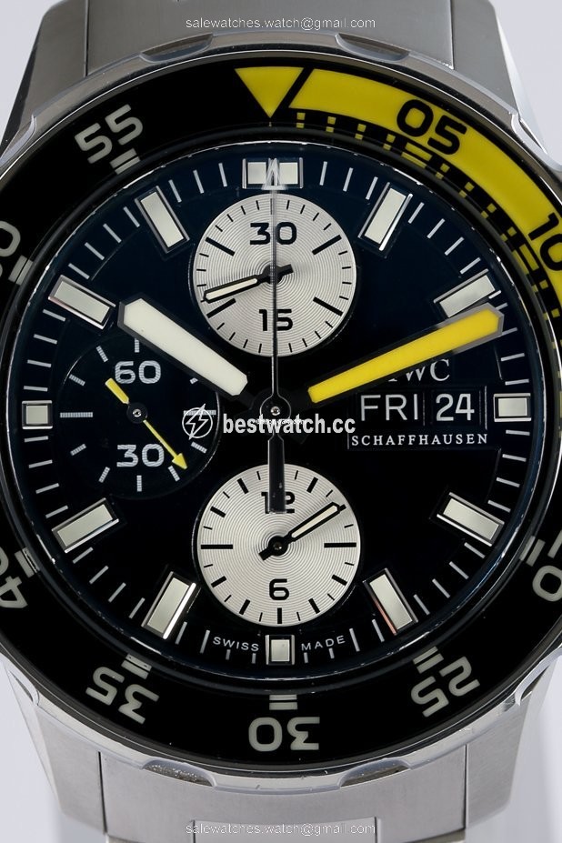IWC Aquatimer Chronograph Mens watch Unisex Automatic Steel IW376702 3