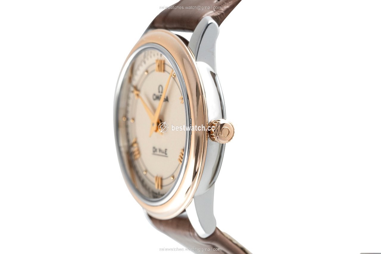 Omega De Ville Prestige Womens watch Quartz Gold Steel 424.23.27.60.09.001 3