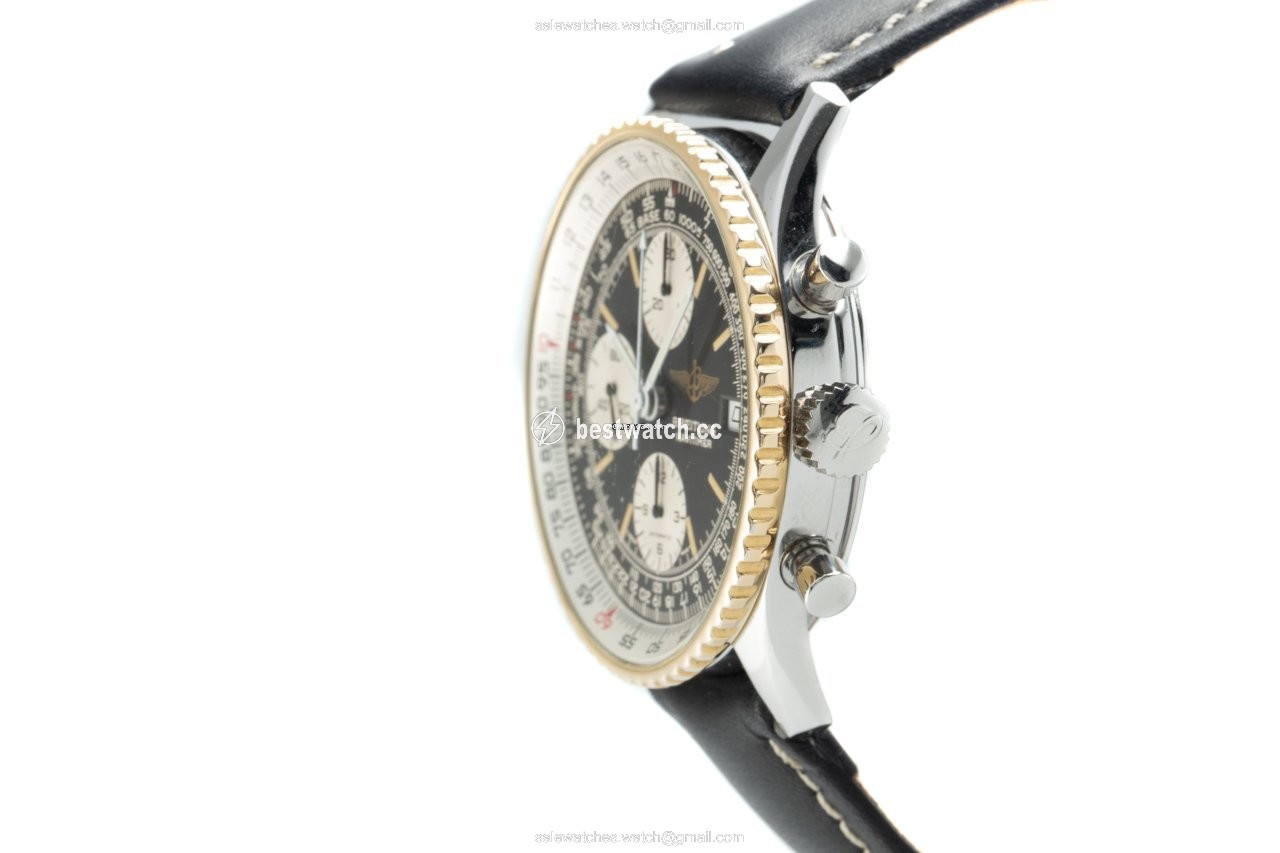 IMG_9086 Breitling Old Navitimer Mens watch Unisex Automatic Gold Steel 81610 3