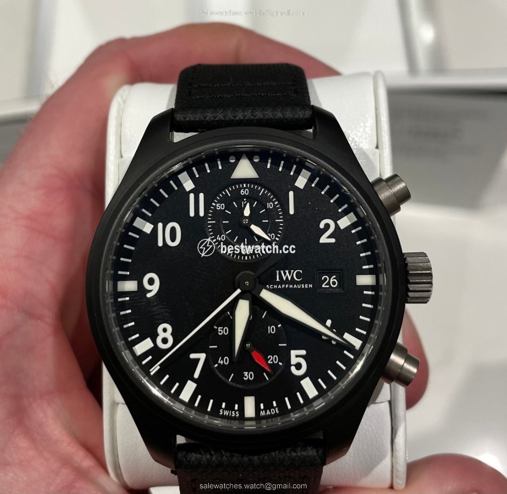IMG_9086 IWC Pilot Chronograph Top Gun Mens watch Unisex Automatic Ceramic IW389001 3