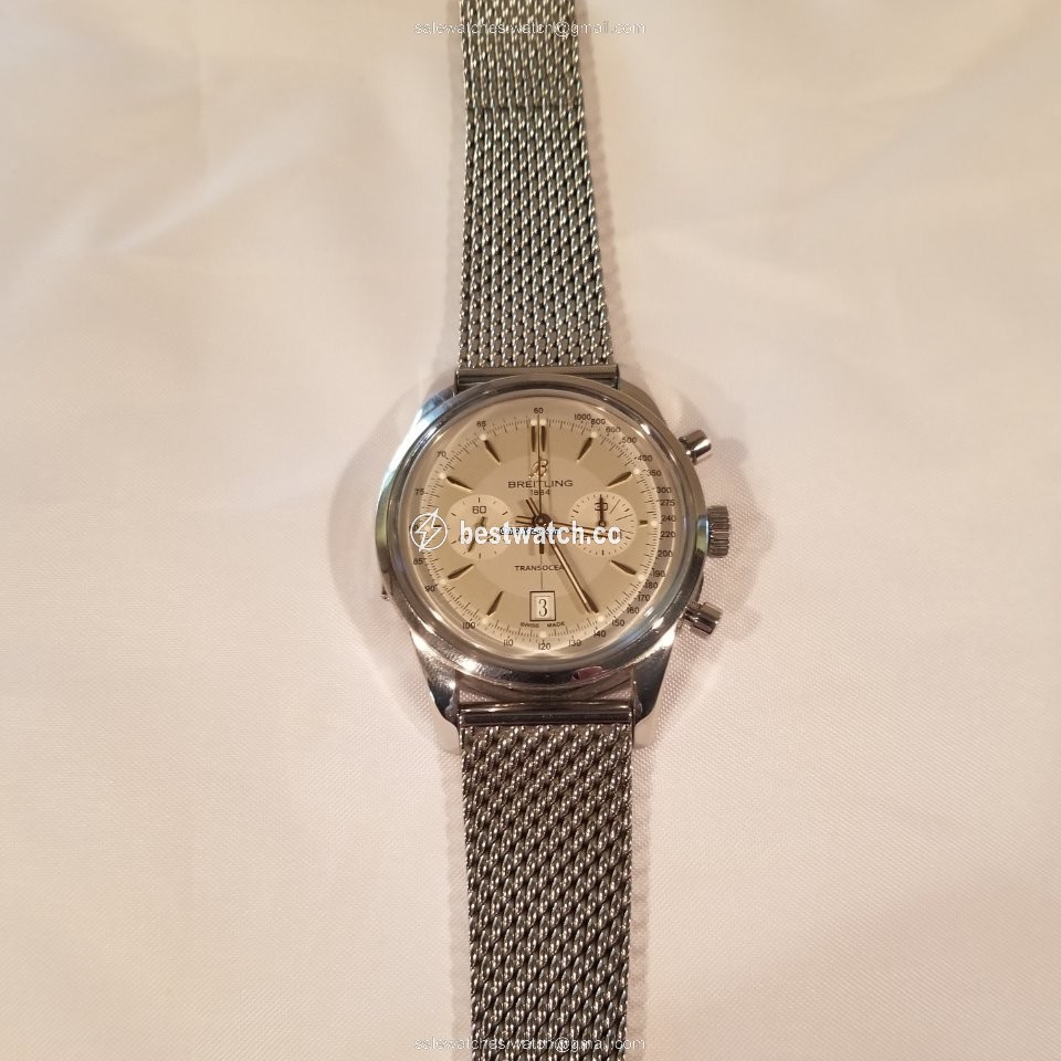 IMG_9086 Breitling Transocean Chronograph Mens watch Unisex Automatic Steel AB015412 G784 3