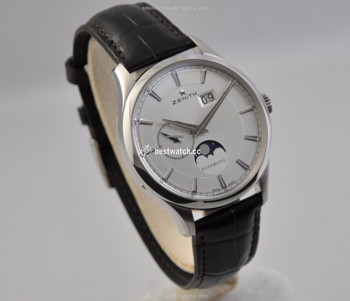 IMG_9086 Zenith Captain Moonphase Mens watch Unisex Automatic Steel 03.2143.691 01.C498 3