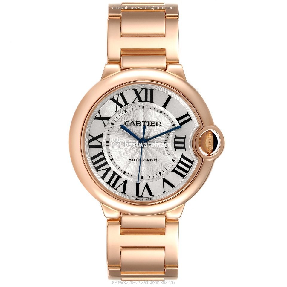 IMG_9086 Cartier Ballon Bleu 36mm Womens watch Automatic Rose gold W69004Z2 3