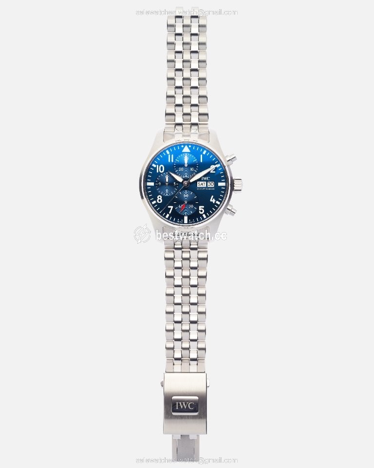IMG_9086 IWC Pilot Chronograph Mens watch Unisex Automatic Steel IW388102 3