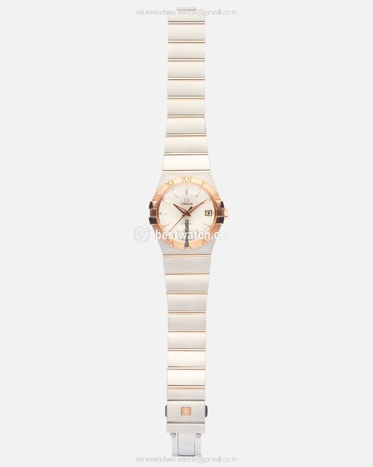Omega Constellation Quartz Mens watch Unisex Quartz Gold Steel 123.20.35.60.02.001 3