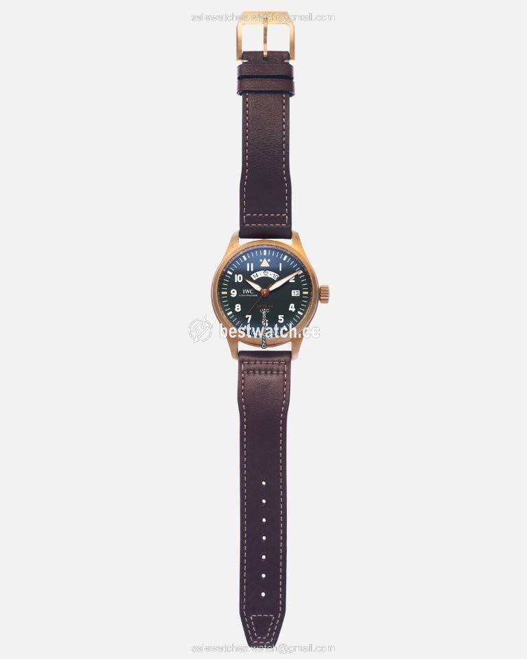 IMG_9086 IWC Pilot Spitfire UTC Mens watch Unisex Automatic Bronze IW327101 3