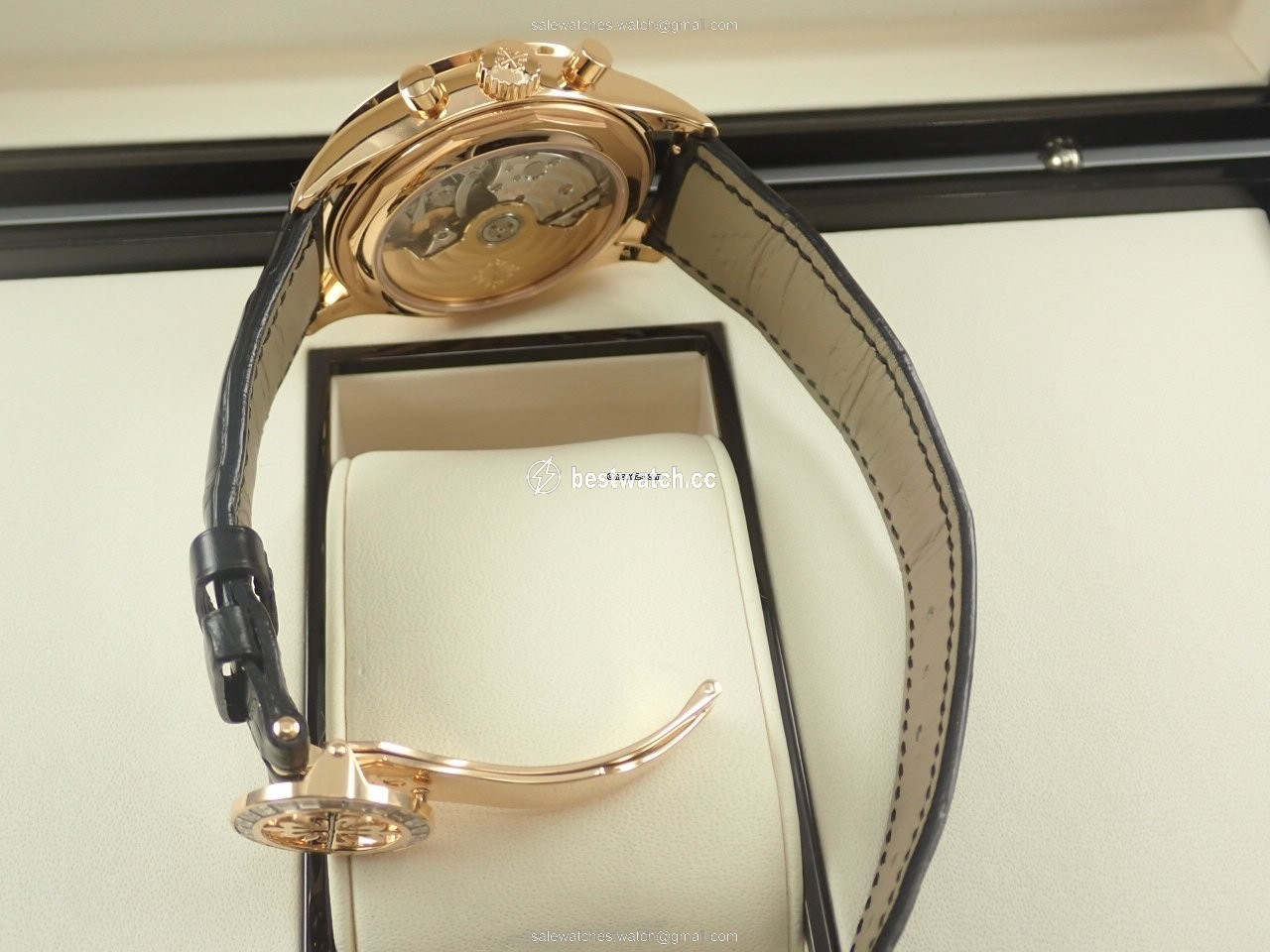 IMG_9086 Patek Philippe Annual Calendar Chronograph Automatic Red gold 5961R 3