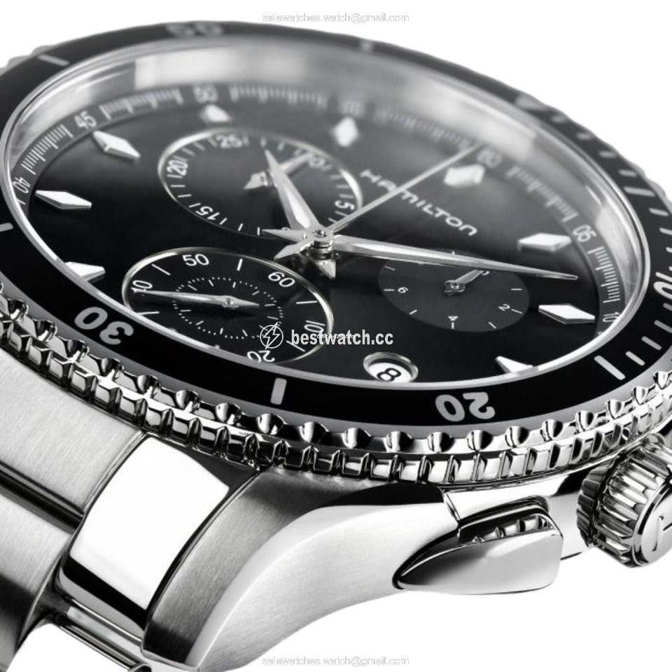 Hamilton Jazzmaster Seaview Mens watch Unisex Quartz Steel H37512131 3