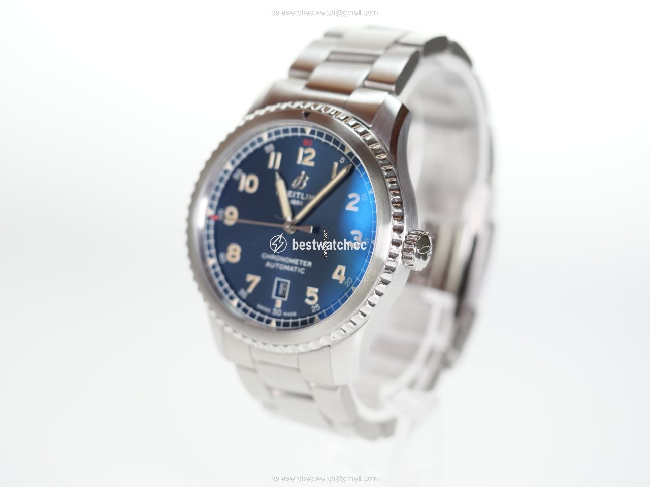 IMG_9086 Breitling Aviator 8 Mens watch Unisex Automatic Steel A17315101C1A1 3