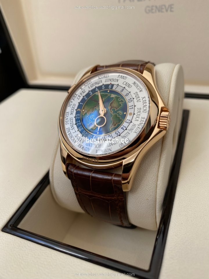 IMG_9086 Patek Philippe World Time Mens watch Unisex Automatic Rose gold 5131R-010 3