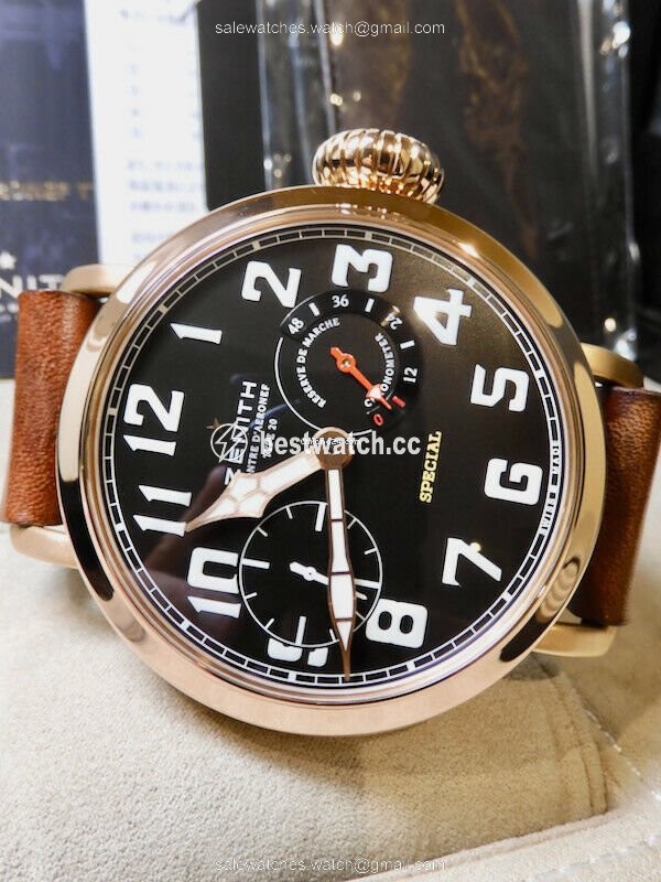 Zenith Pilot Manual winding Rose gold 18.2420.5011 21.C723 3