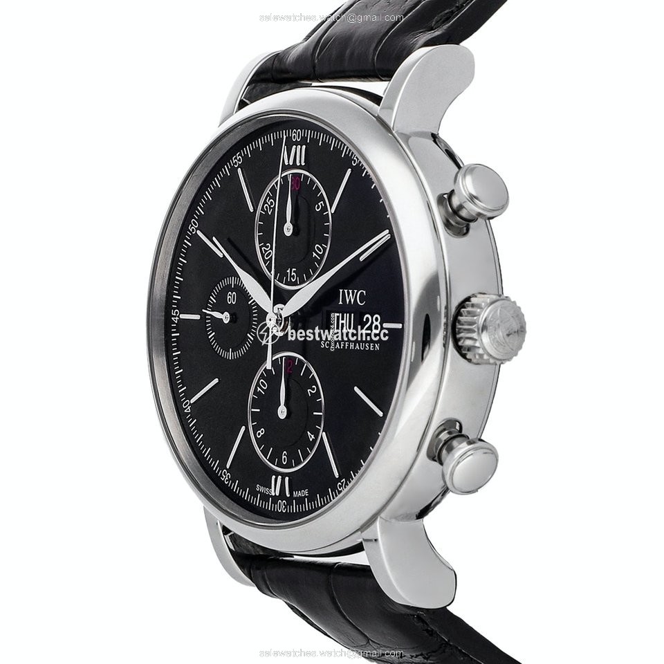 IWC Portofino Chronograph Mens watch Unisex Automatic Steel IW3910-02 3