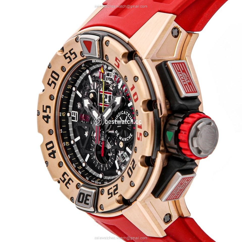 IMG_9086 Richard Mille RM 032 Mens watch Unisex Automatic Rose gold RM 032 RG 3