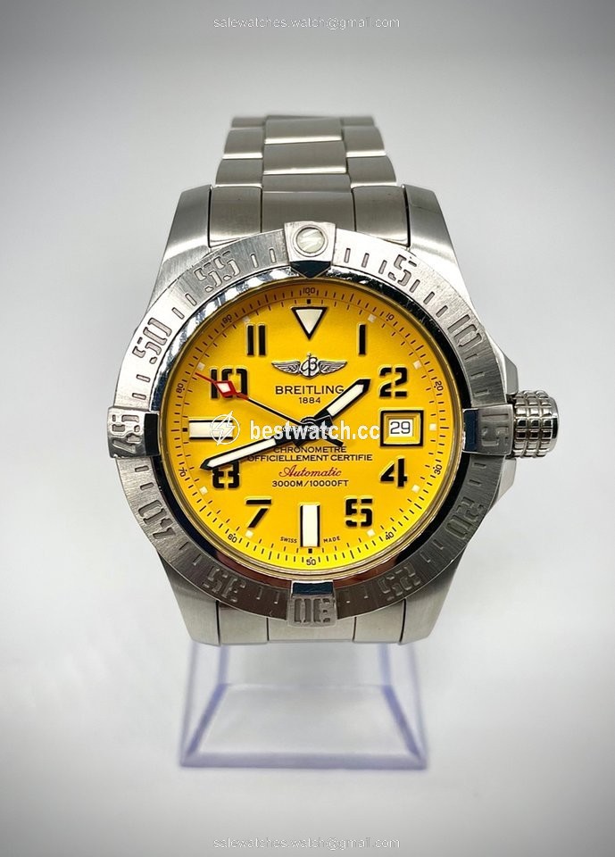 IMG_9086 Breitling Avenger II Seawolf Mens watch Unisex Automatic Steel A1733110 3
