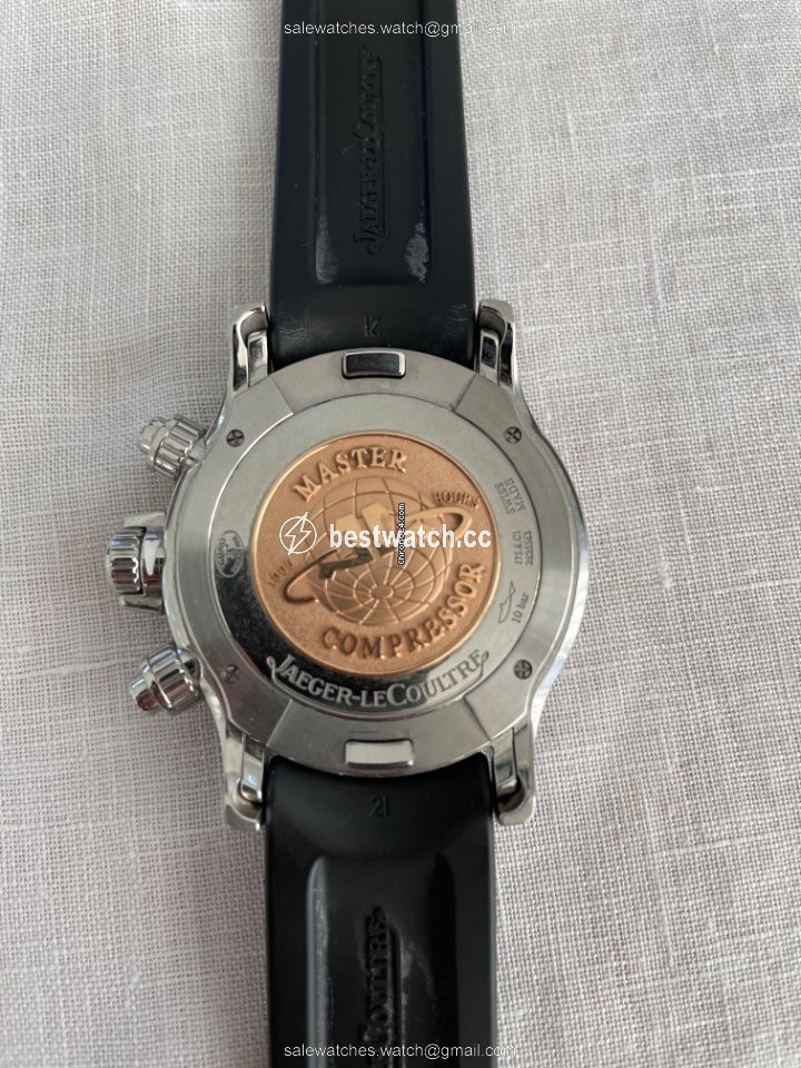 IMG_9086 Jaeger-LeCoultre Master Compressor Chronograph Mens watch Unisex Automatic Steel 175.8.C1 3