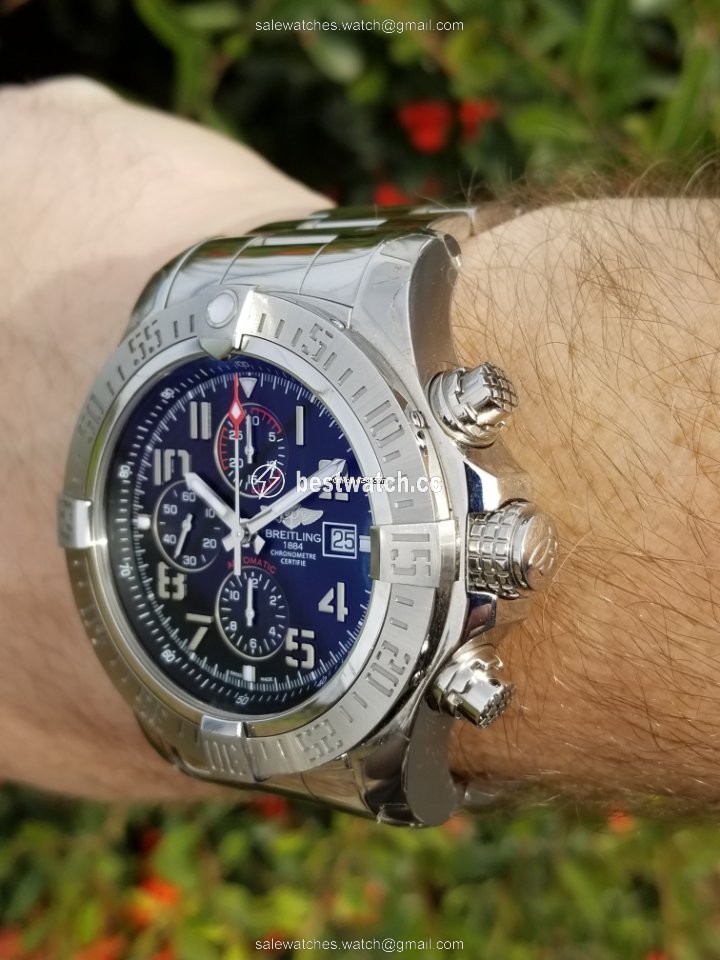 IMG_9086 Breitling Super Avenger II Mens watch Unisex Automatic Steel A13371111B2A1 3