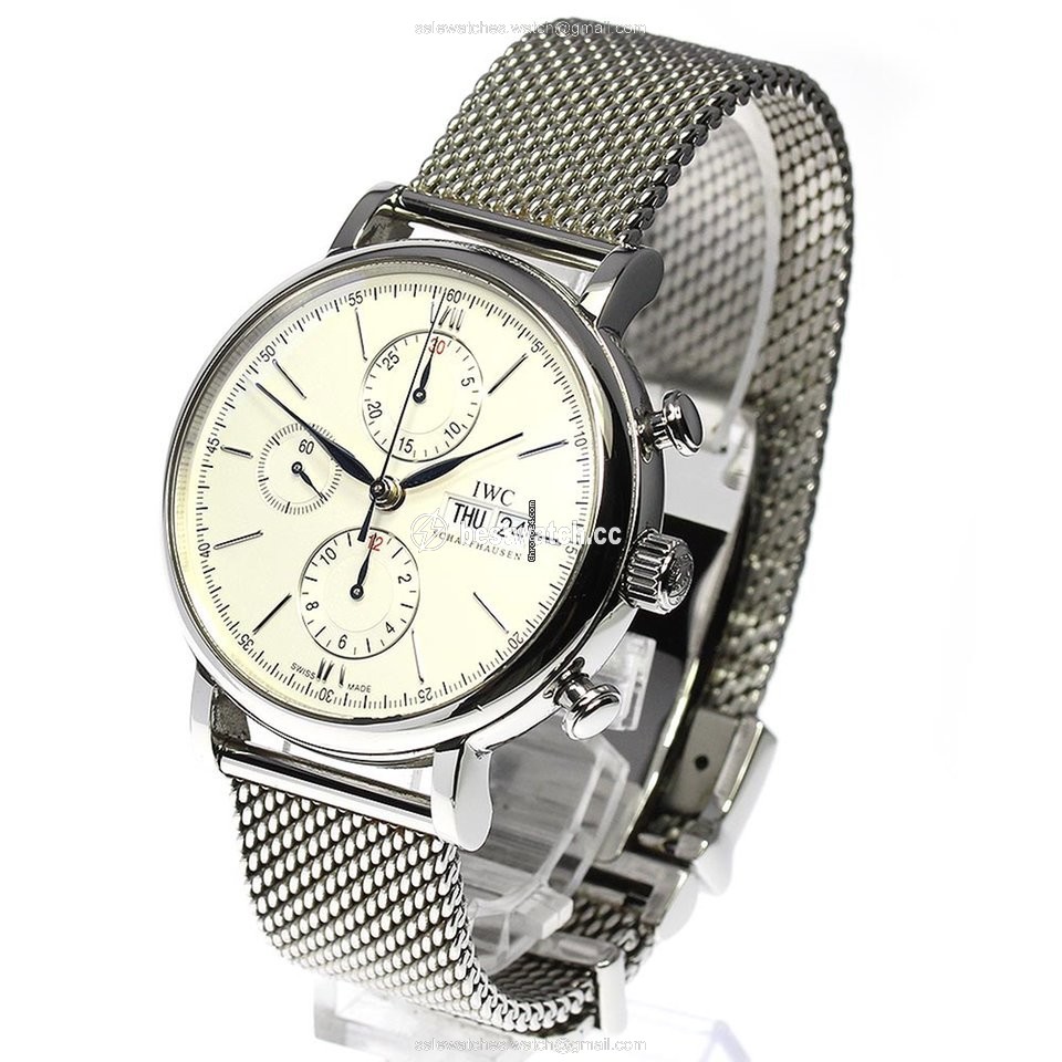IMG_9086 IWC Portofino Chronograph Mens watch Unisex Automatic Steel IW391005 3