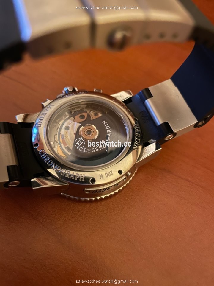 Ulysse Nardin Maxi Marine Diver Mens watch Unisex Automatic Steel 8003-102 3