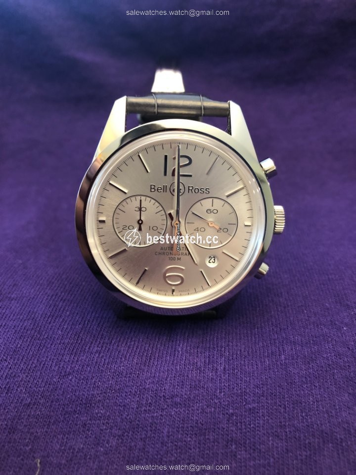 Bell & Ross Vintage Mens watch Unisex Automatic Steel BRG126-WH-ST SCR 3