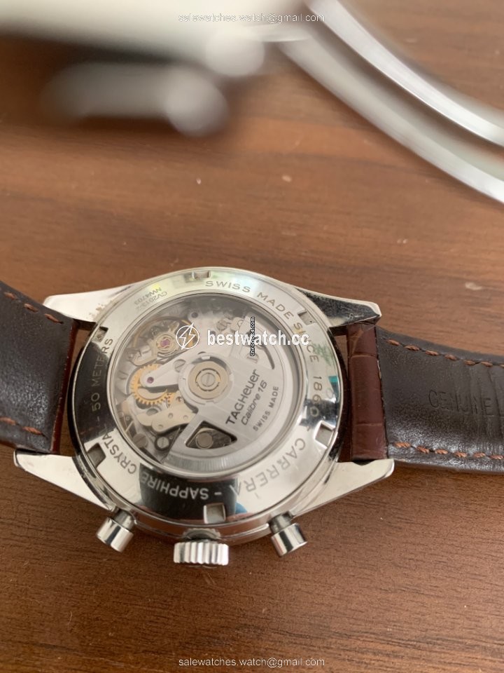 IMG_9086 TAG Heuer Carrera Calibre 16 Mens watch Unisex Automatic Steel CV2013-3 3