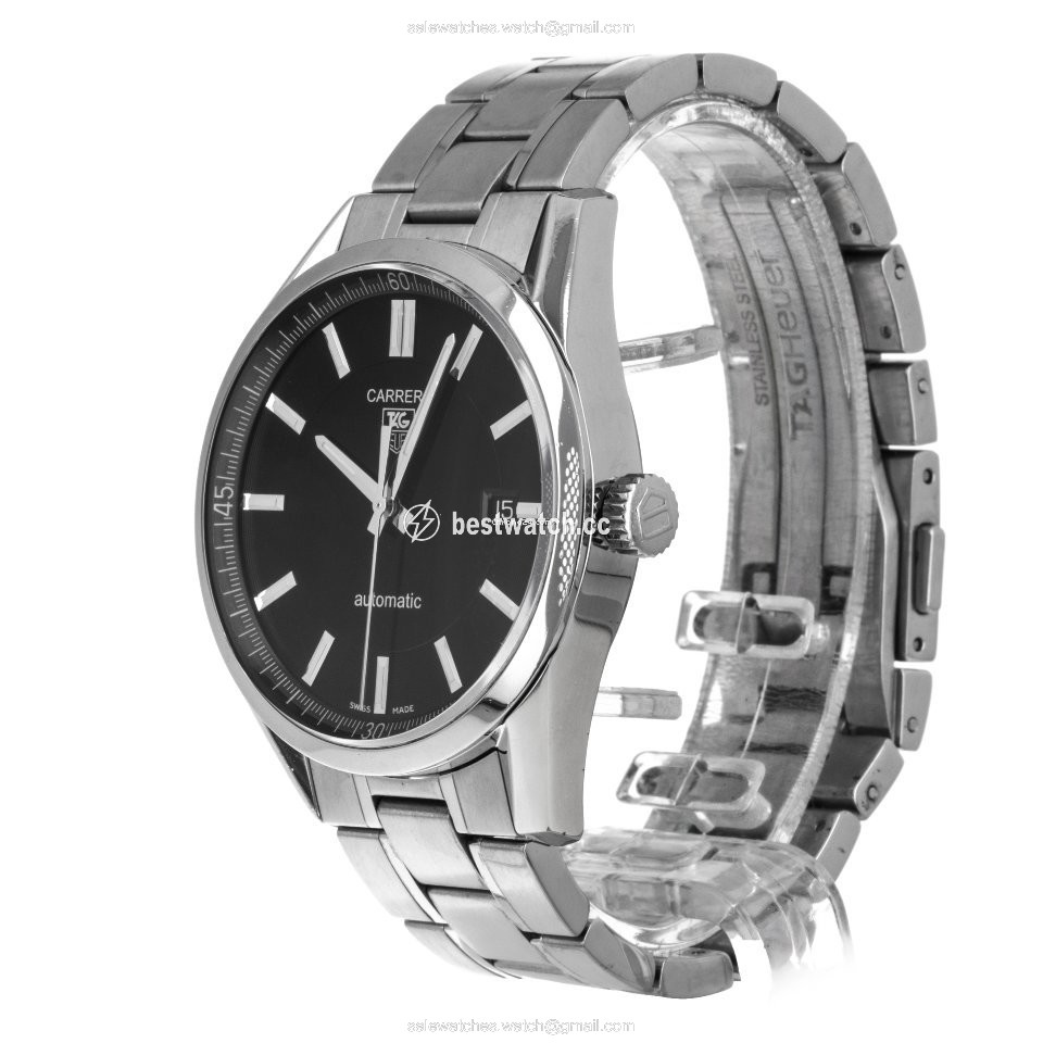 IMG_9086 TAG Heuer Carrera Calibre 5 Mens watch Unisex Automatic Steel WV211B 3
