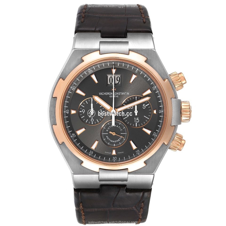 IMG_9086 Vacheron Constantin Overseas Chronograph Mens watch Unisex Automatic Steel 49150 3