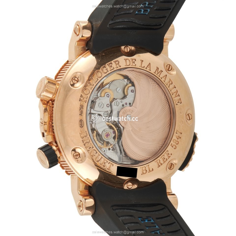 IMG_9086 Breguet Marine Mens watch Unisex Automatic Rose gold 5847BRZ25ZV 3
