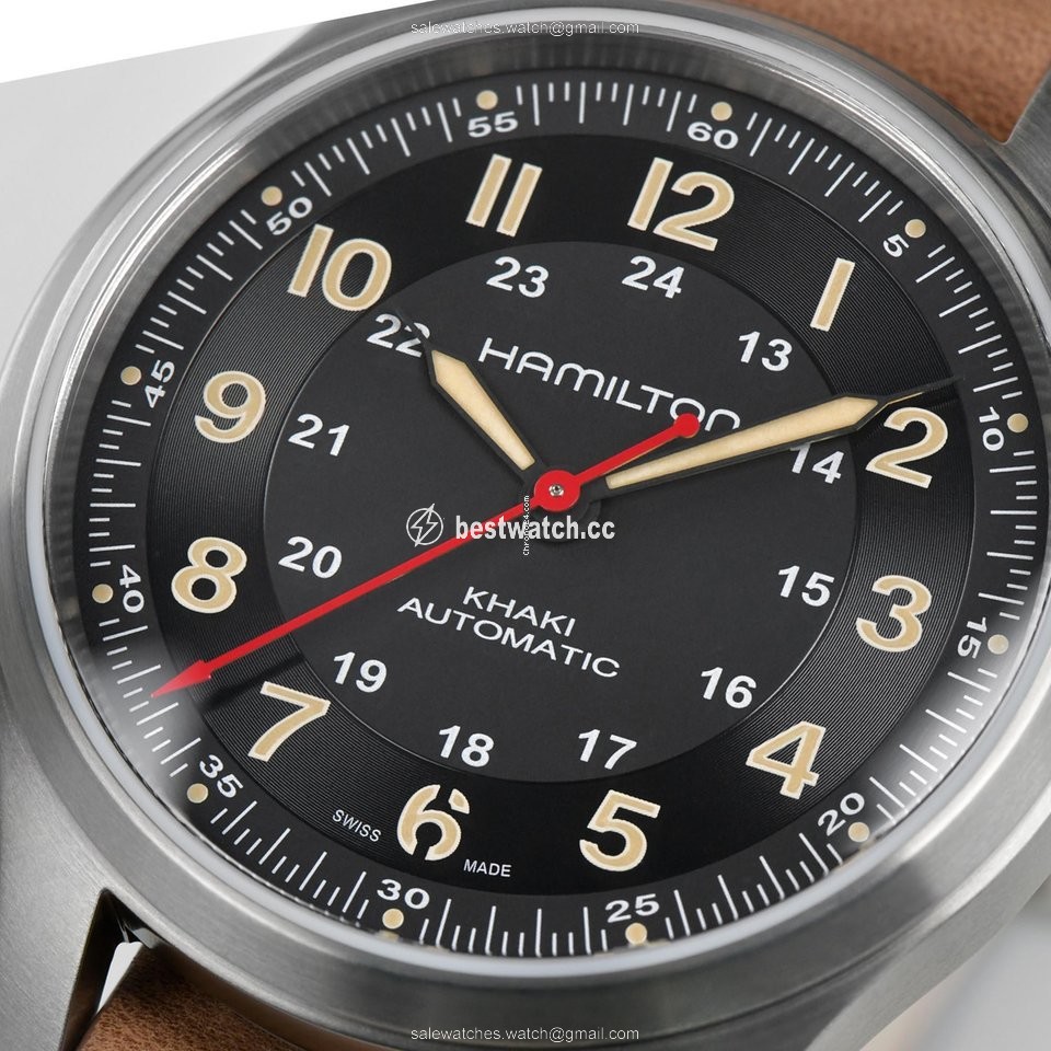 Hamilton Khaki Field Titanium Mens watch Unisex Automatic Titanium H70645533 3