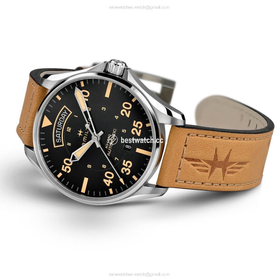 IMG_9086 Hamilton Khaki Aviation Mens watch Unisex Automatic Steel H64645531 3