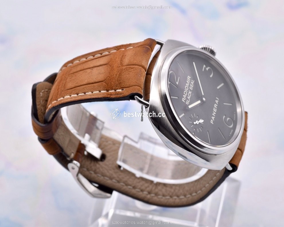 IMG_9086 Panerai Radiomir Black Seal Mens watch Unisex Manual winding Steel PAM 00183 3
