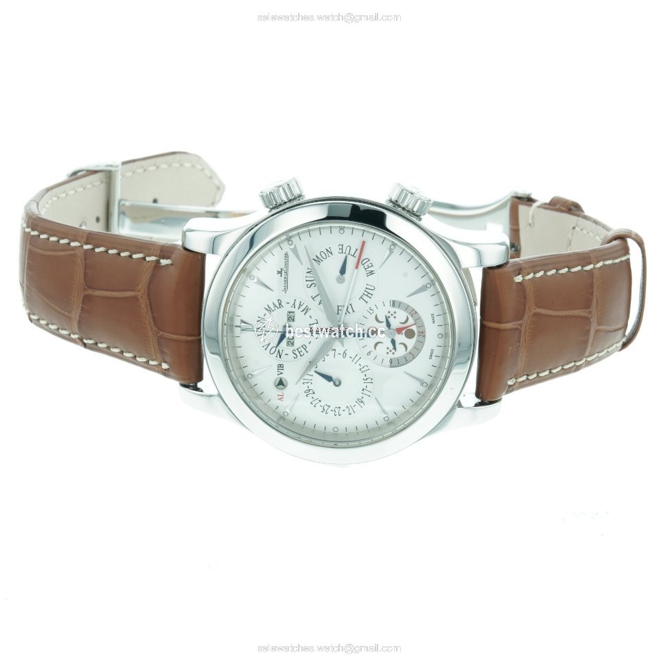 IMG_9086 Jaeger-LeCoultre Master Grand Reveil Mens watch Unisex Automatic Steel 163842A 149.8.95 3