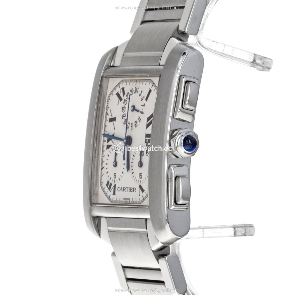 Cartier Tank Francaise Mens watch Unisex Quartz Steel W51001Q3  2303 3