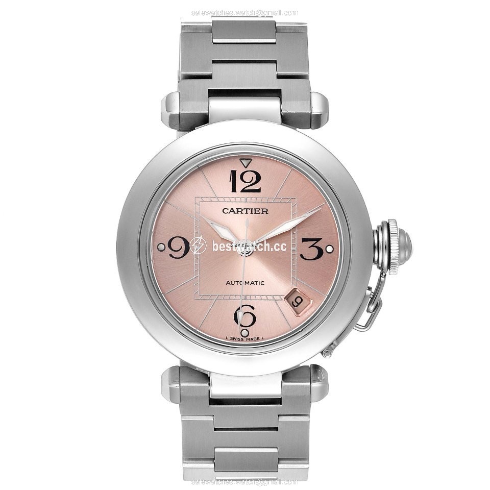 IMG_9086 Cartier Pasha C Womens watch Automatic Steel W31075M7 3