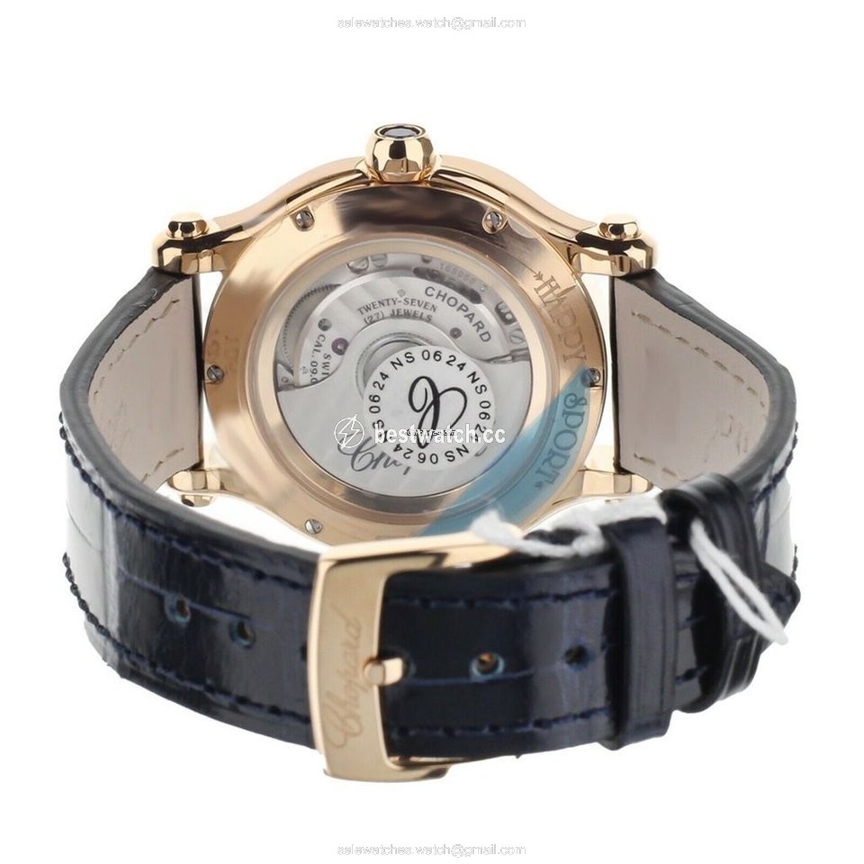 IMG_9086 Chopard Happy Sport Womens watch Automatic Rose gold 275378-5003 3