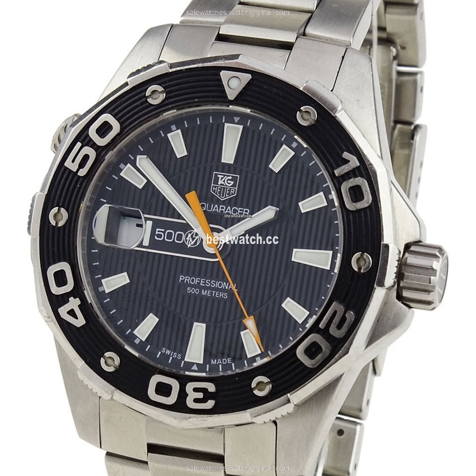 IMG_9086 TAG Heuer Aquaracer 500M Mens watch Unisex Quartz Steel WAJ1110.BA0870 3