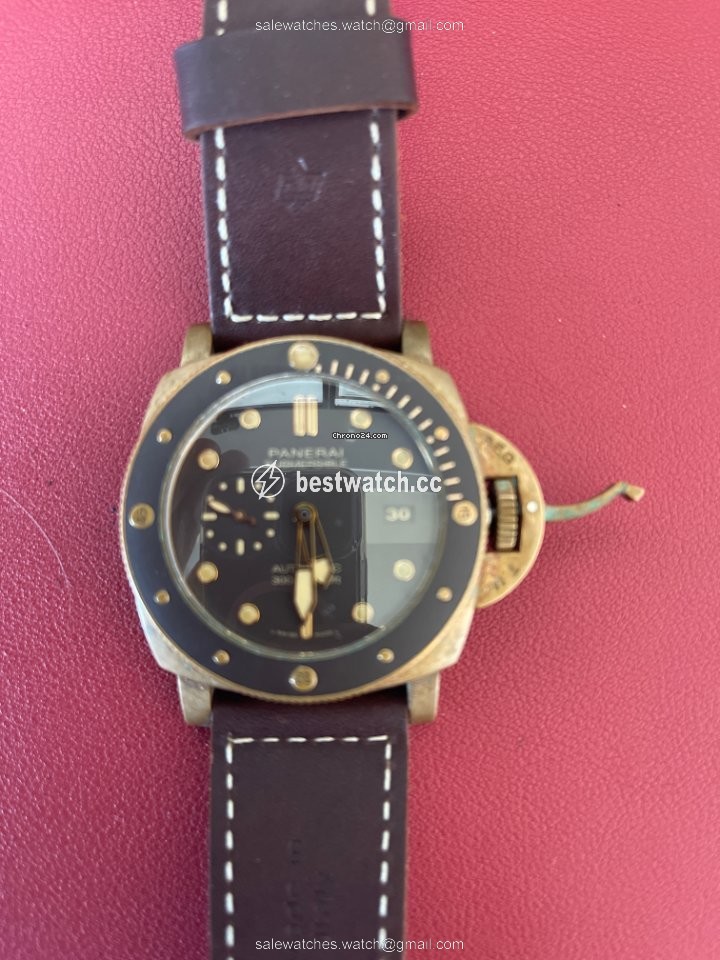 IMG_9086 Panerai Luminor Submersible Mens watch Unisex Automatic Bronze PAM 00968 3