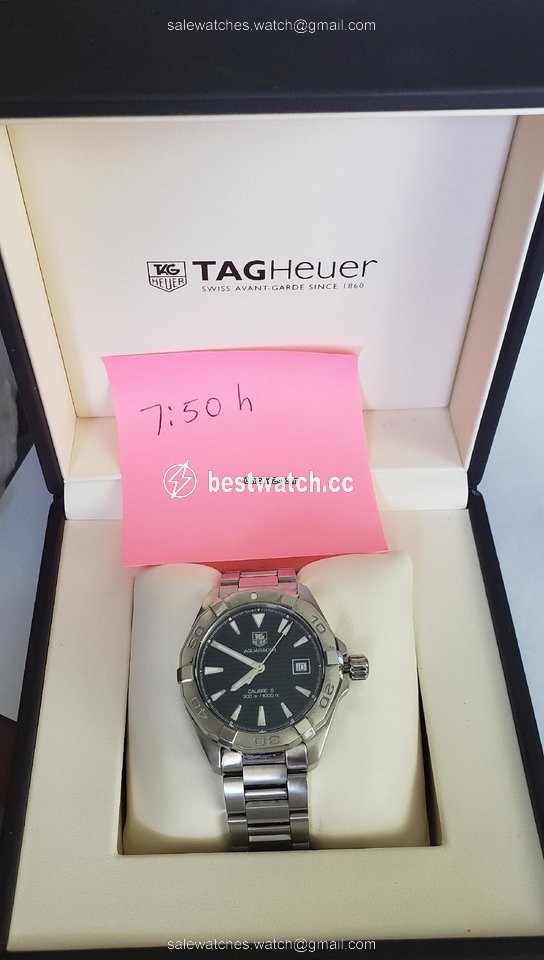 IMG_9086 TAG Heuer Aquaracer 300M Mens watch Unisex Automatic Steel WAY 2110 RMC8671 3